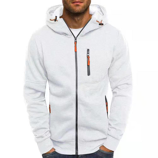 Heren Hoodie Met Cap Fleece Comfortabel Voor Casual Gebruik 5