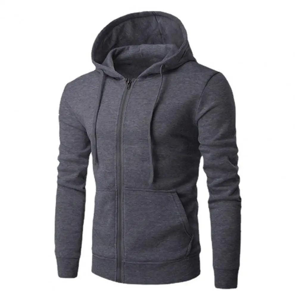 Heren Hoodie Met Capuchon en Rits Casual 3