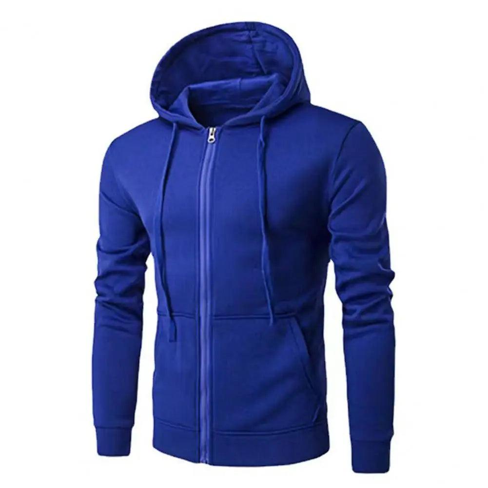 Heren Hoodie Met Capuchon en Rits Casual 5