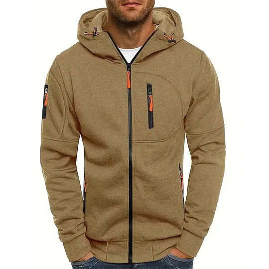 Heren Hoodie met Dubbel-Lagige Kap en Kangaroo Pocket 5