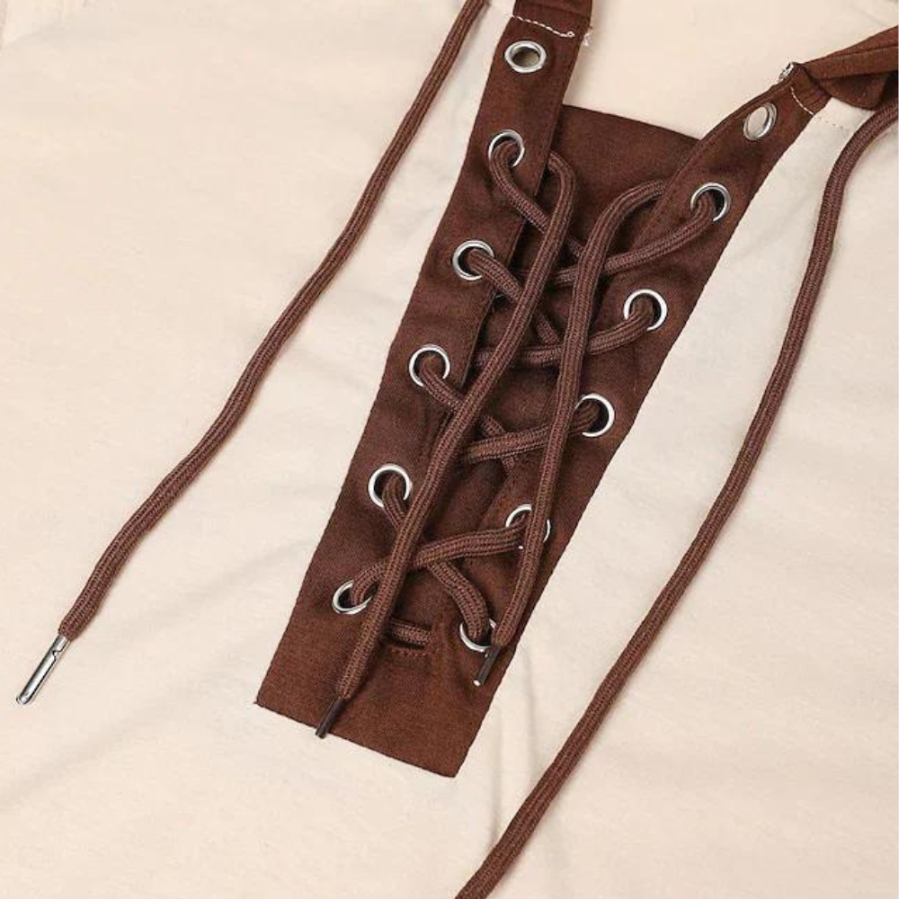 Heren Hoodie met Vetersluiting en Comfortabel Design 3