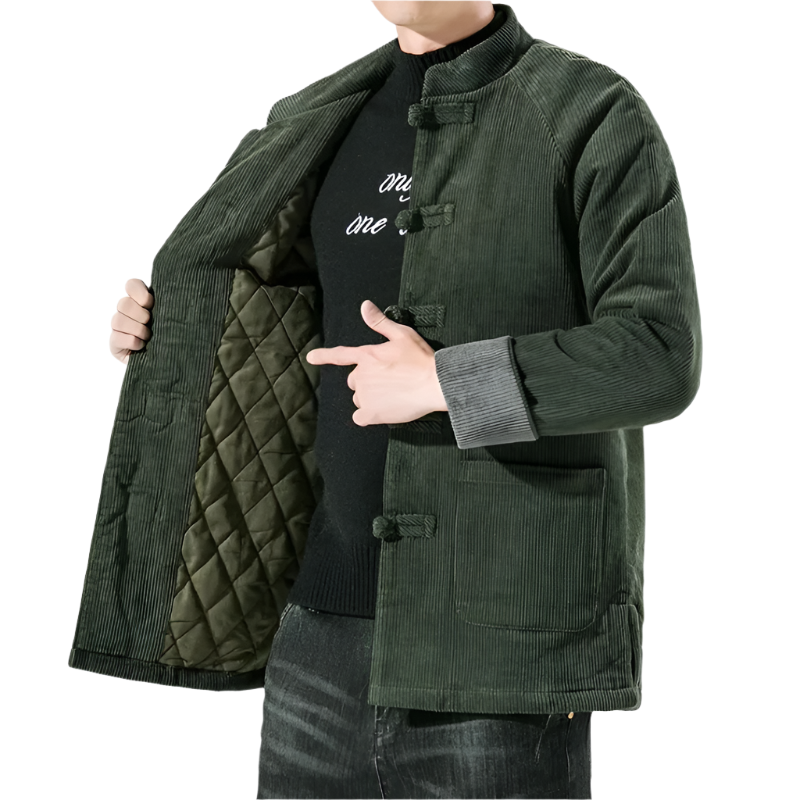 Heren Jack Gewatteerd Corduroy Katoen voor Winter 0