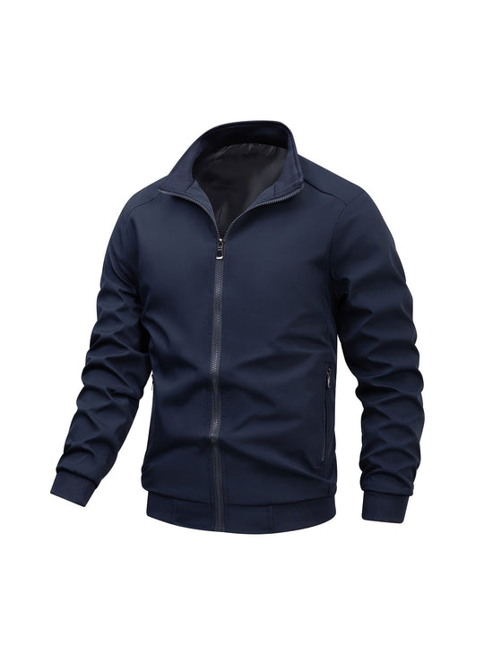 Heren Jack Zomer Casual Stijl Met Verhoogde Kraag 2