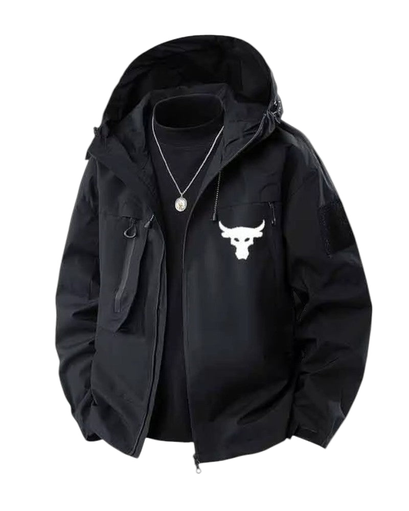 Heren Jack met Capuchon Lichtgewicht en Winddicht 0