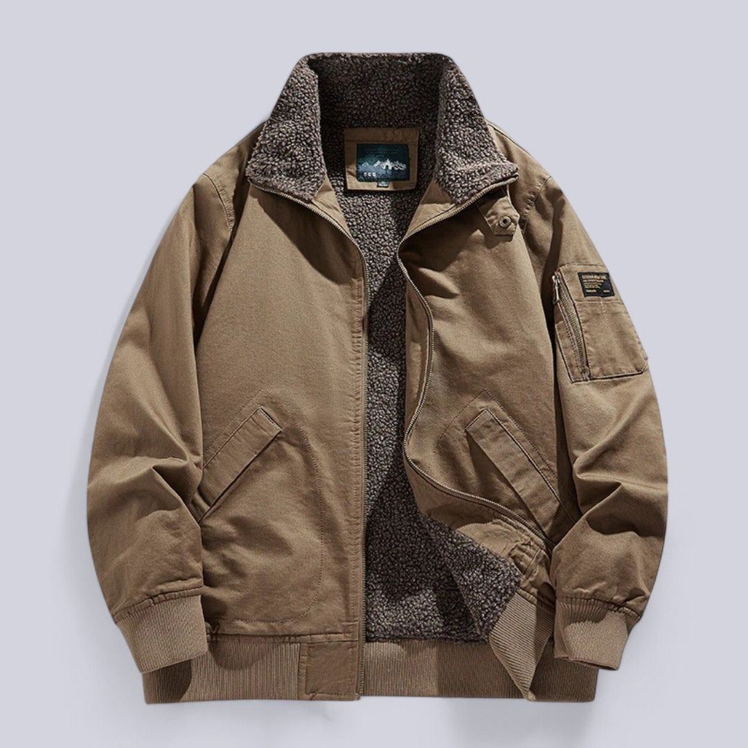 Heren Jack met Wolvoering en Robuuste Details 1