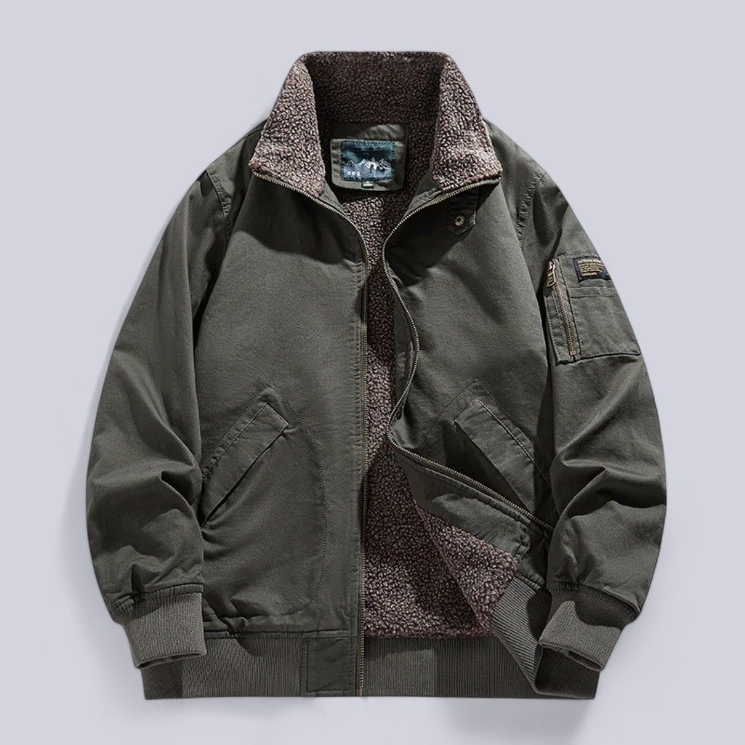 Heren Jack met Wolvoering en Robuuste Details 2