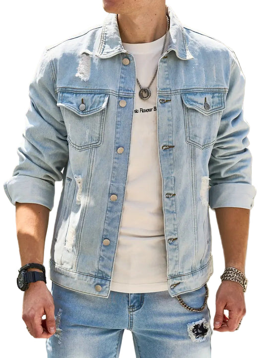 Heren Jas Met Knopen Voorzijde 0