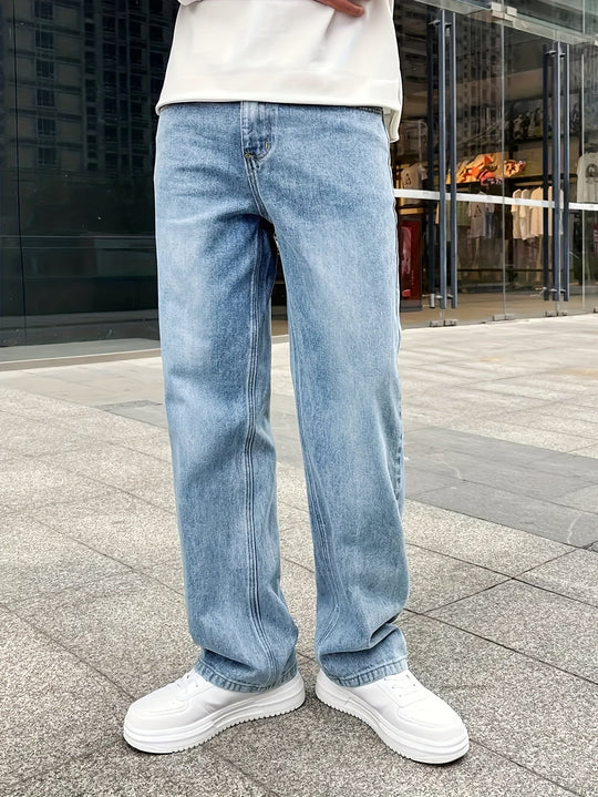 Heren Jeans Losse Snede Met Rechte Benen 5