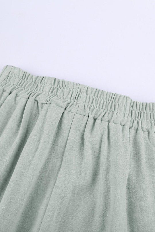 Heren Joggers van Linnen met Elastische Tailleband en Zakken 5