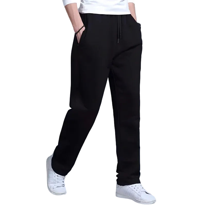 Heren Joggingbroek Met Wijde Pijpen Voor Comfortabele Stijl 0