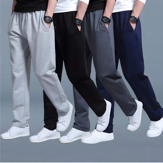 Heren Joggingbroek Met Wijde Pijpen Voor Comfortabele Stijl 4