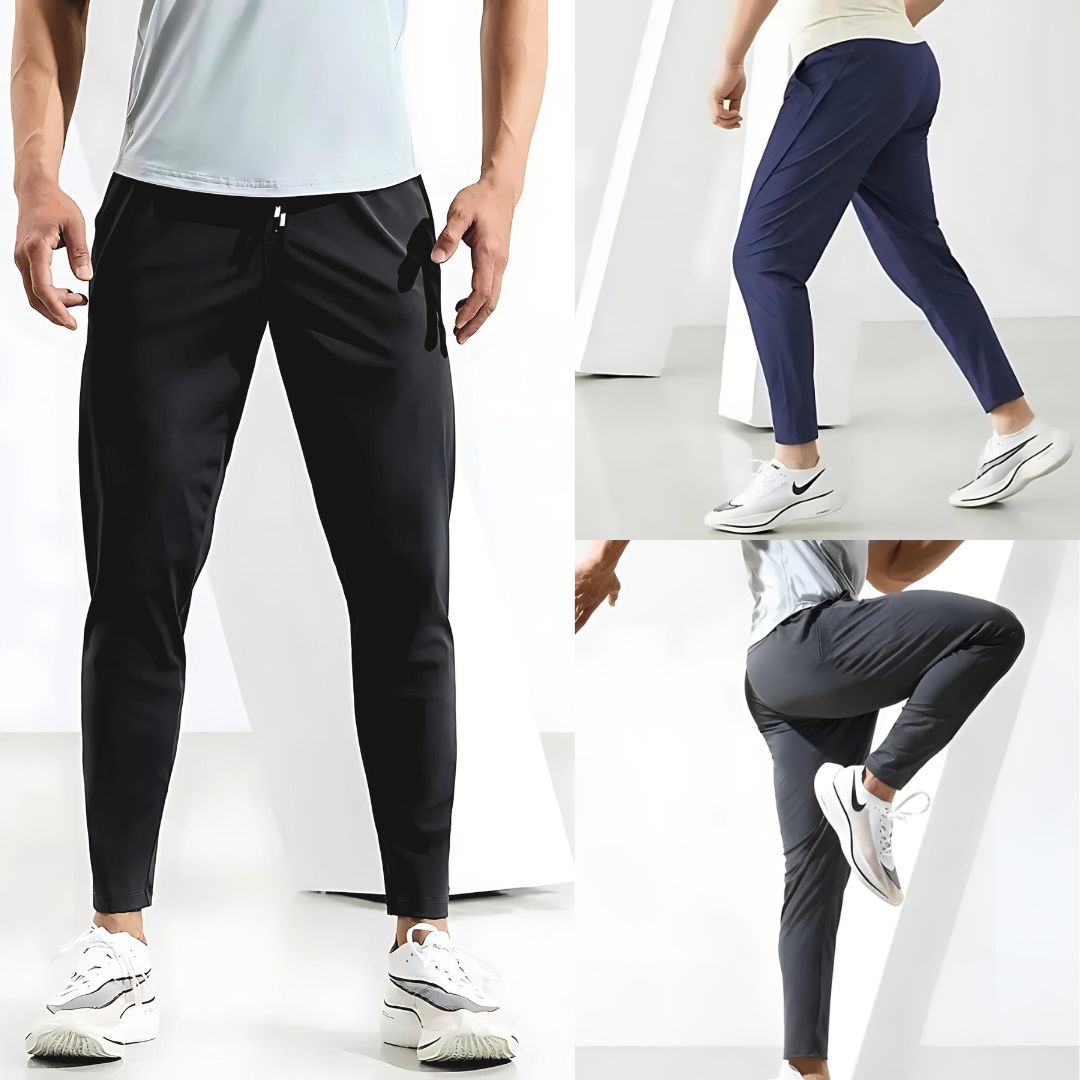 Heren Joggingbroek Tapered Stijl Ademend Materiaal 3
