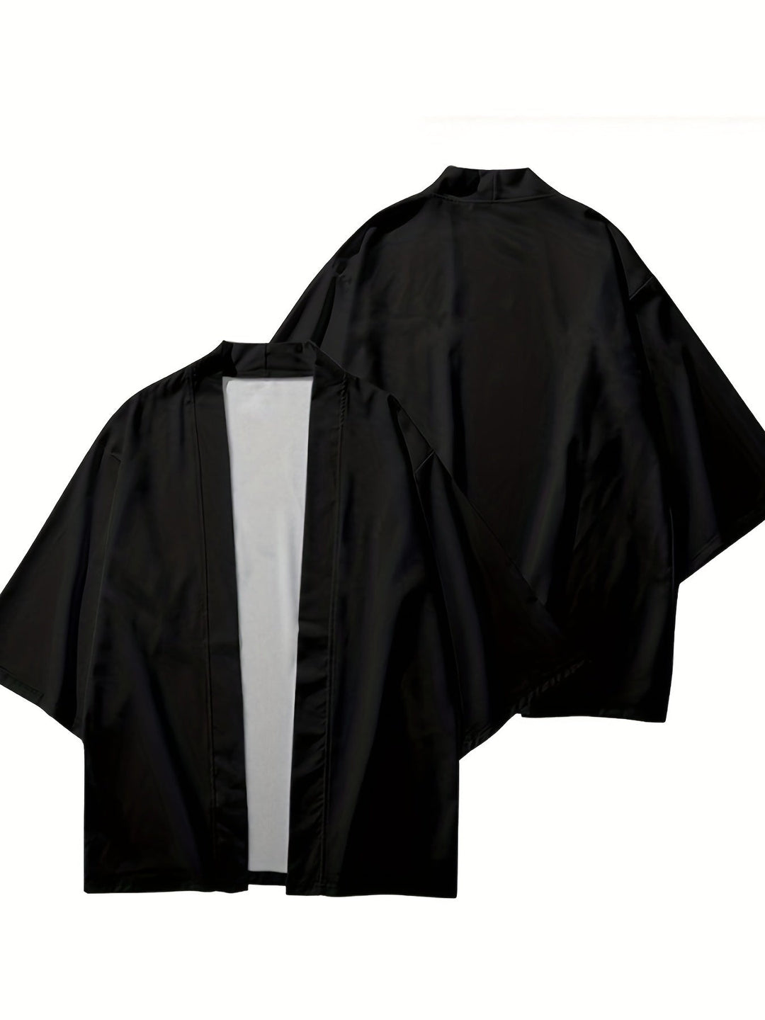 Heren Kimono in Japanse Stijl met Open Front 3