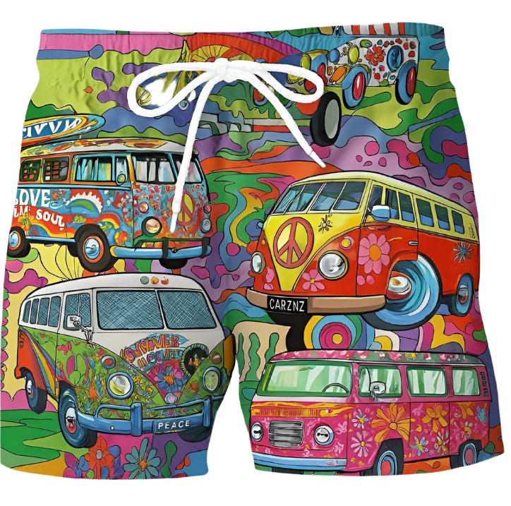 Heren Korte Broek Graffiti Design 0
