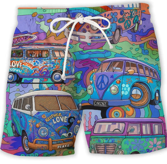 Heren Korte Broek Graffiti Design 1