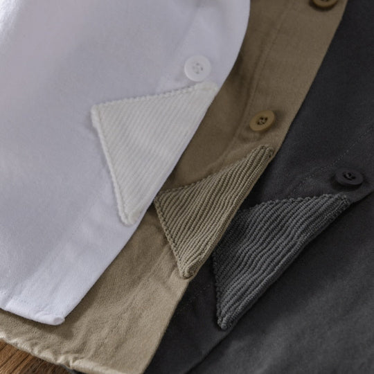 Heren Lange Mouw Shirt Casual Katoen en Linnen 5
