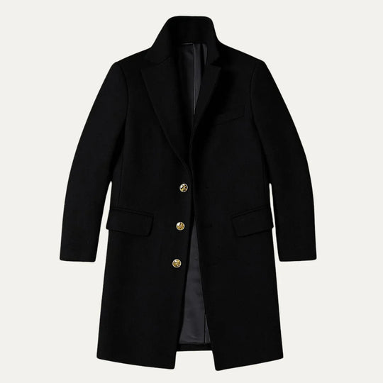 Heren Lange Trenchcoat Klassieke Stijl 3