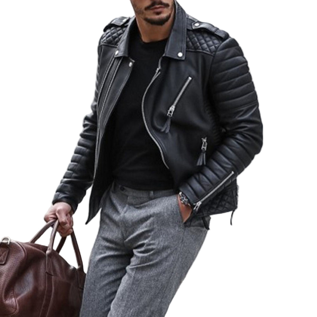 Heren Leren Jas Stijlvol 3