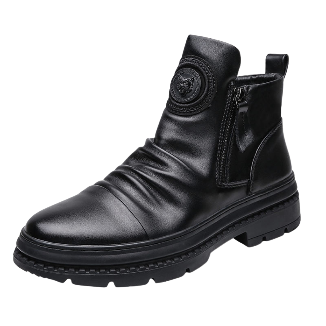Heren Leren Støvelschoenen Moderne Stijl 2