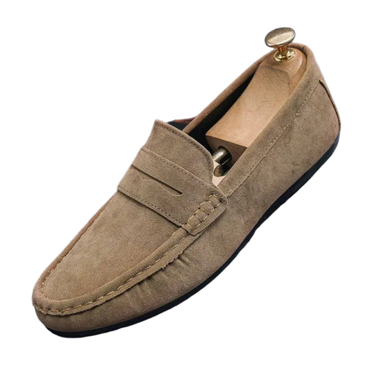Heren Loafers Suède Casual Instapschoenen voor Mannen 0