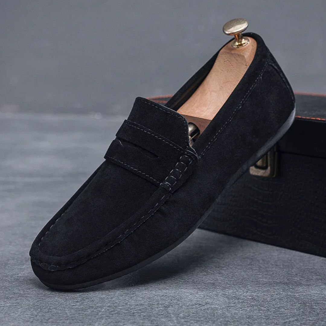 Heren Loafers Suède Casual Instapschoenen voor Mannen 1