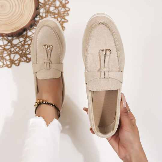 Heren Loafers Suède Casual Zwart 5