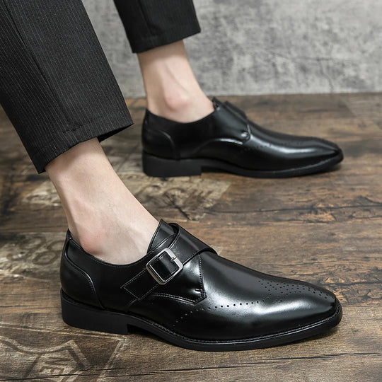 Heren Loafers Zwart Casual Schoenen voor Bruiloft en Feest 2
