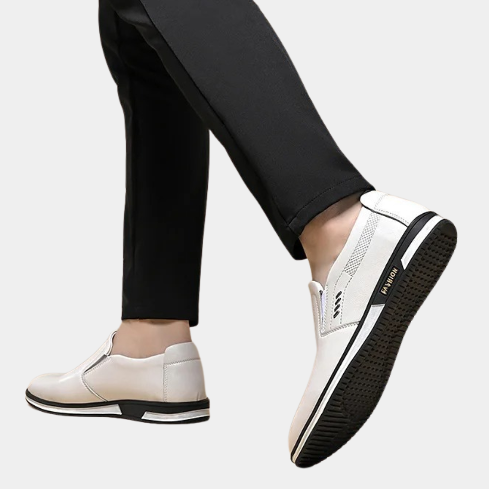 Heren Loafers Zwart PU-Synthetisch Leer met Lichte Gummisool 4