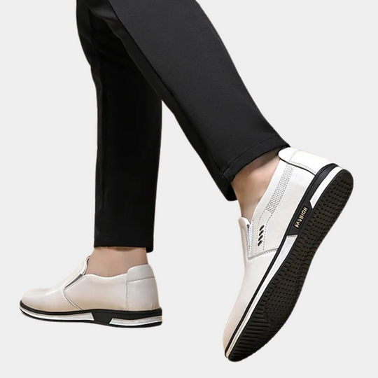 Heren Loafers Zwart PU-Synthetisch Leer met Lichte Gummisool 4