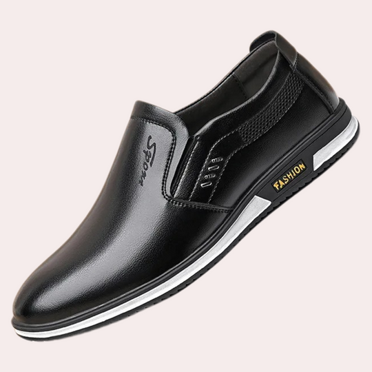 Heren Loafers Zwart PU-Synthetisch Leer met Lichte Gummisool 7