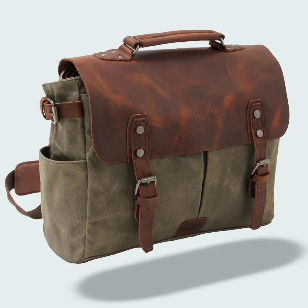Heren Messenger Bag Retro Stijl 7