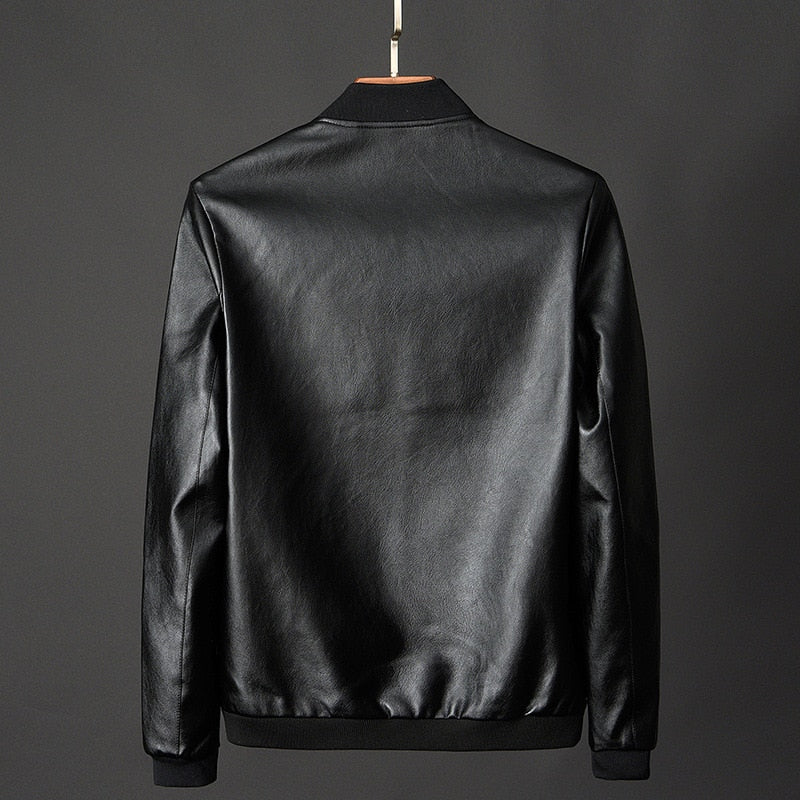Heren Motorjack Leather Urban Stijl 3
