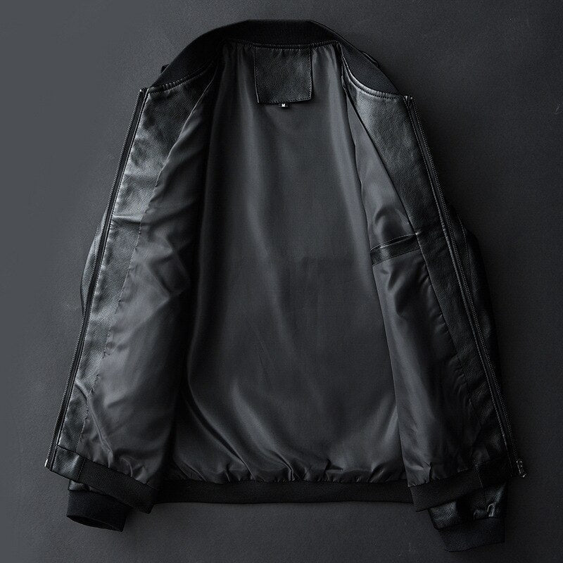 Heren Motorjack Leather Urban Stijl 4
