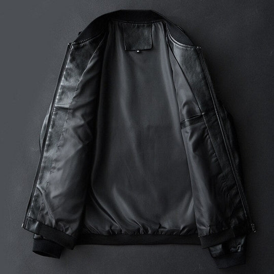 Heren Motorjack Leather Urban Stijl 4
