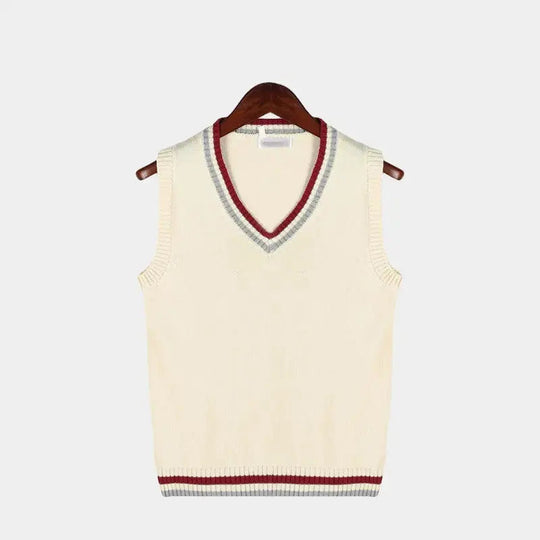 Heren Mouwloze Trui Old Money Stijl 2