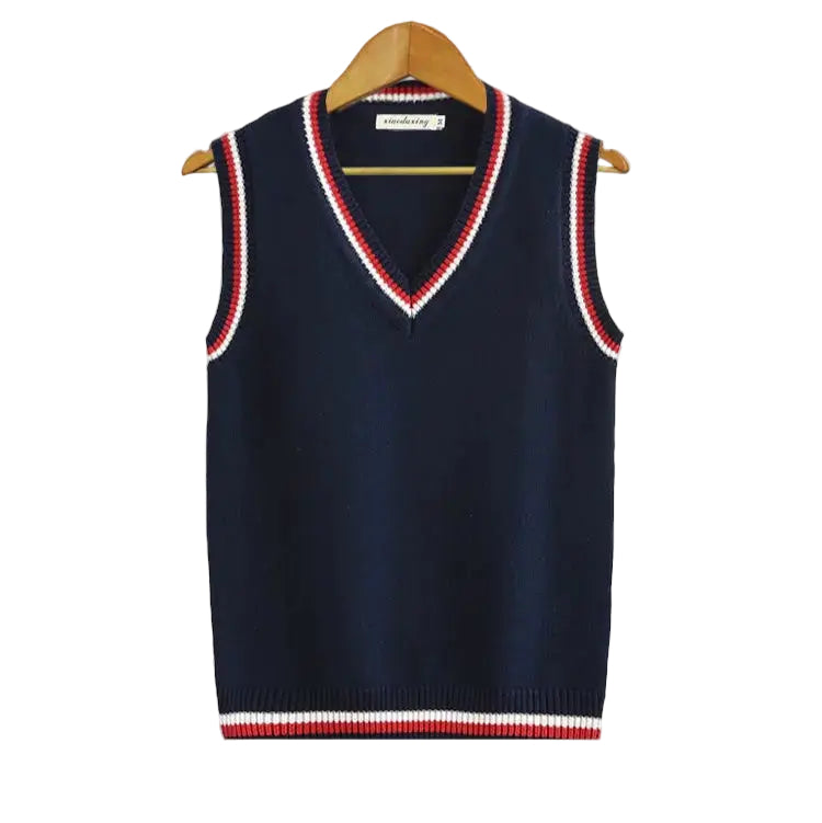 Heren Mouwloze Trui Old Money Stijl 5