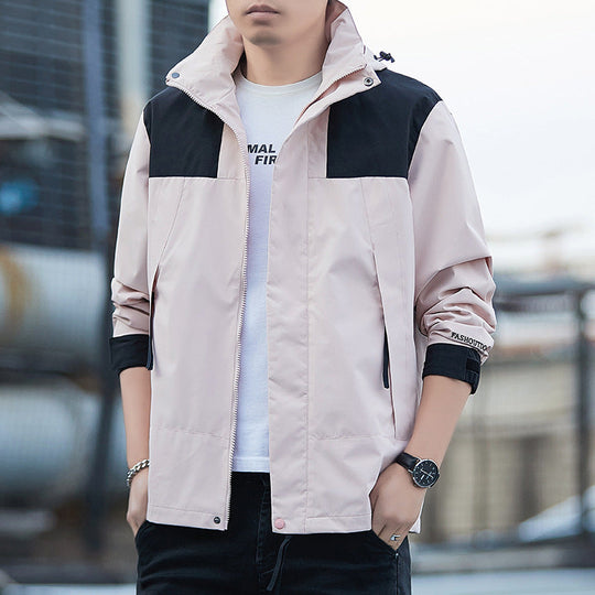 Heren Outdoor Jas Waterdicht Winddicht Met Ritszakken 3