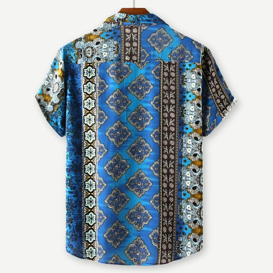 Heren Overhemd Casual Luchtig Materiaal met Vrolijke Prints 1