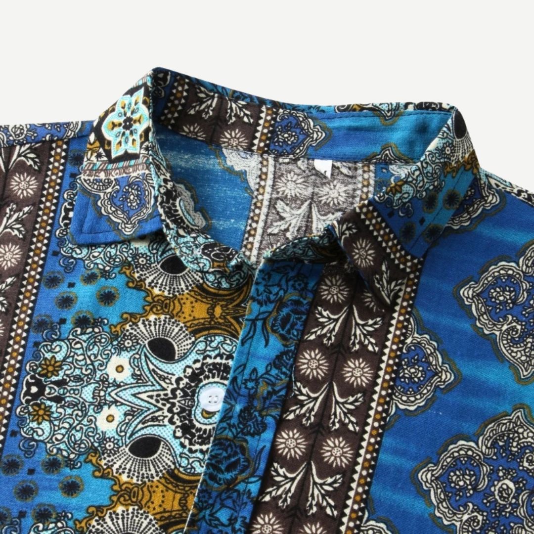 Heren Overhemd Casual Luchtig Materiaal met Vrolijke Prints 2