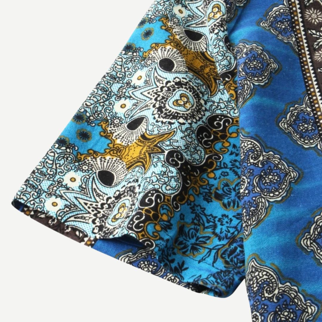 Heren Overhemd Casual Luchtig Materiaal met Vrolijke Prints 5