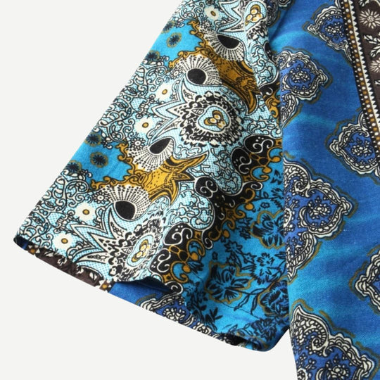 Heren Overhemd Casual Luchtig Materiaal met Vrolijke Prints 5