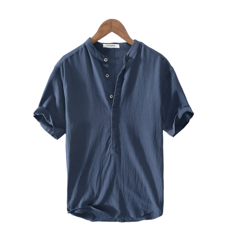 Heren Overhemd Malaga Casual Linnenmix 0