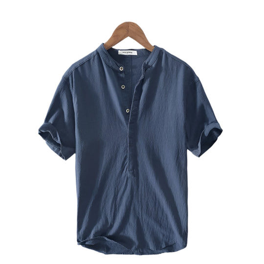 Heren Overhemd Malaga Casual Linnenmix 0