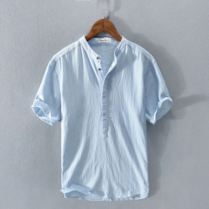 Heren Overhemd Malaga Casual Linnenmix 1