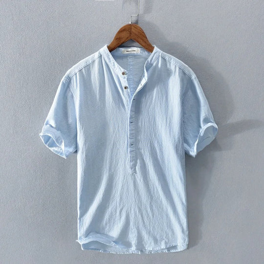 Heren Overhemd Malaga Casual Linnenmix 1
