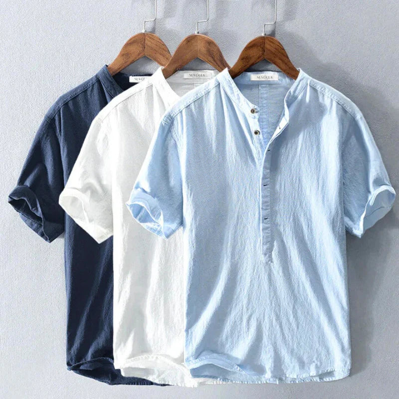 Heren Overhemd Malaga Casual Linnenmix 4