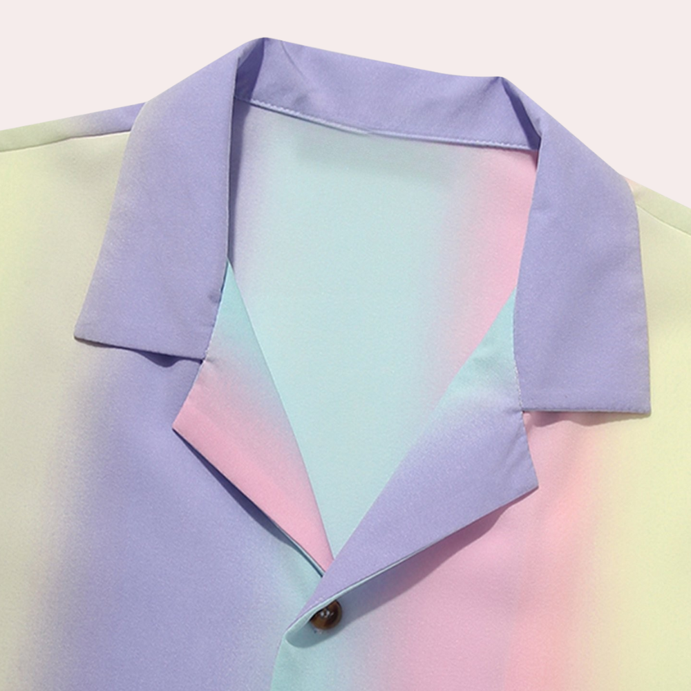 Heren Overhemd Met Kleurrijke Strepen 5