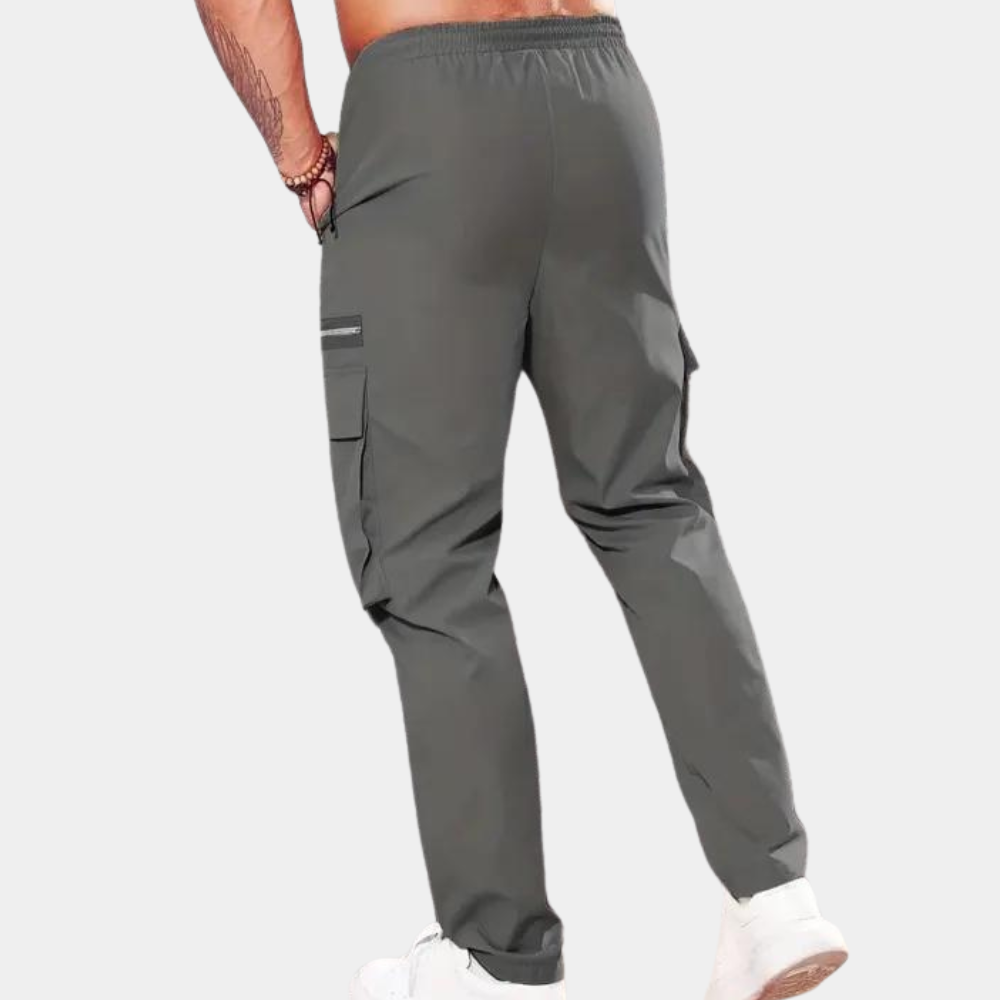 Heren Pantalon Casual met Rechte Pijpen voor Comfortabele Dagelijkse Stijl 4
