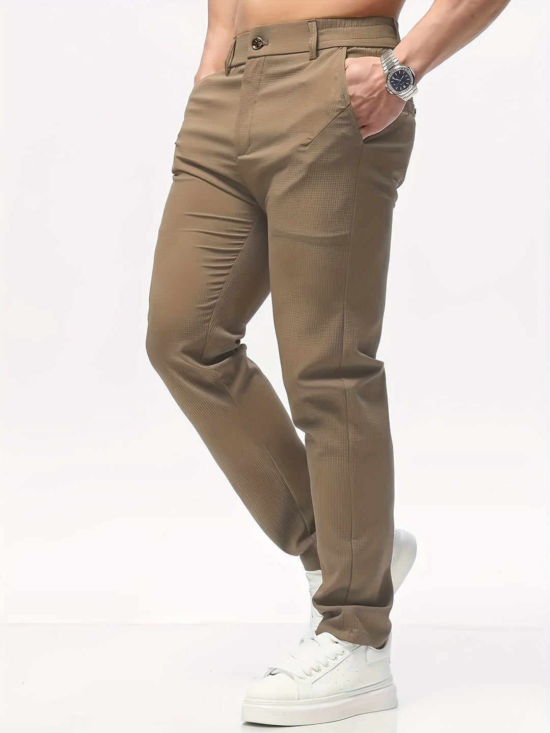 Heren Pantalon Klassiek Stijlvol voor Elke Gelegenheid 4