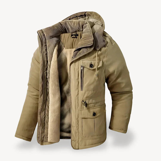 Heren Parka Winterjas Met Afneembare Capuchon Voor Buitenactiviteiten 4